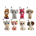 Plush Big-Eyed Animal 15cm